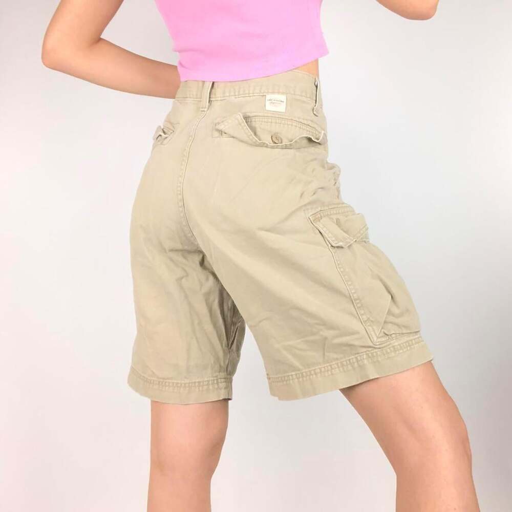 Levi's Women's Tan and Cream Shorts